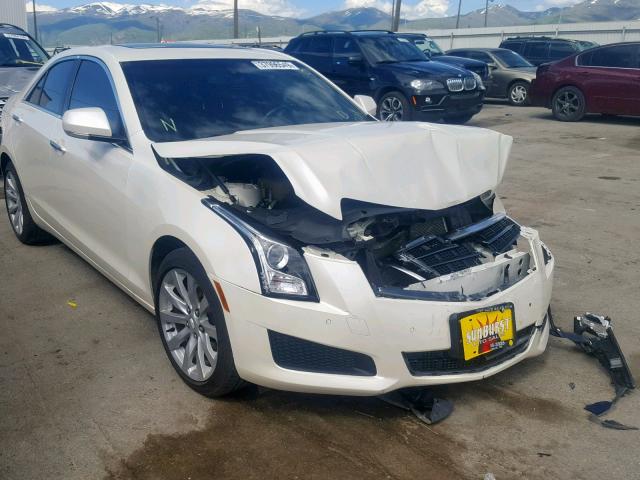 1G6AH5RX6E0131941 - 2014 CADILLAC ATS LUXURY CREAM photo 1