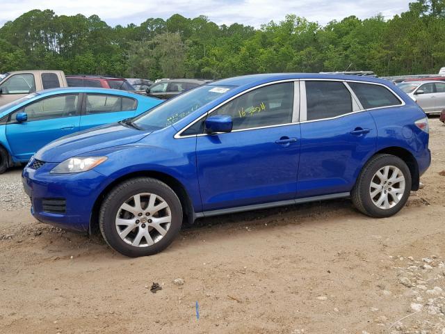 JM3ER293870155725 - 2007 MAZDA CX-7 BLUE photo 9