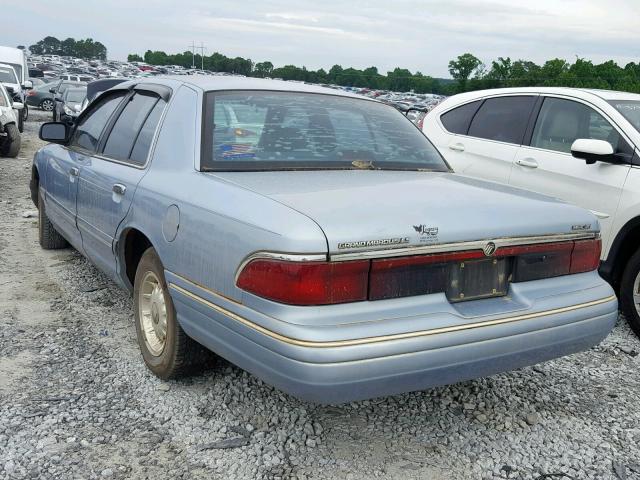 2MELM75W1VX660966 - 1997 MERCURY GRAND MARQ BLUE photo 3