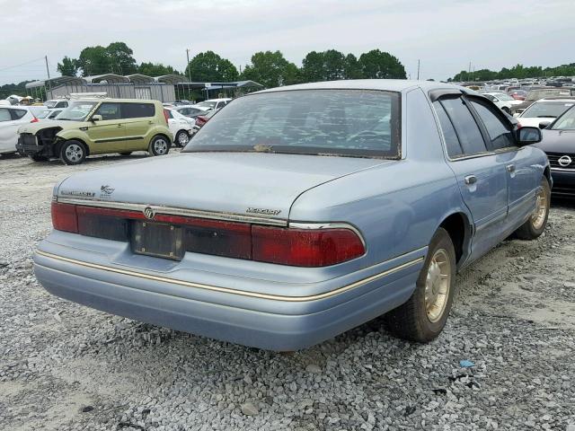 2MELM75W1VX660966 - 1997 MERCURY GRAND MARQ BLUE photo 4