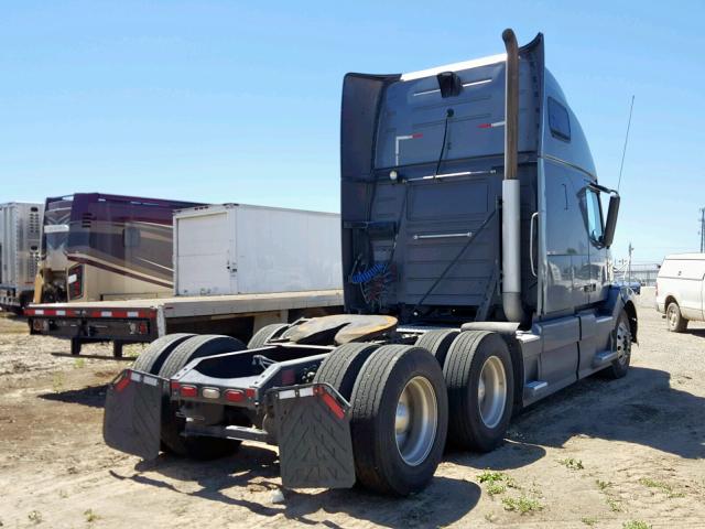 4V4NC9EH3BN296089 - 2011 VOLVO VN VNL CHARCOAL photo 4