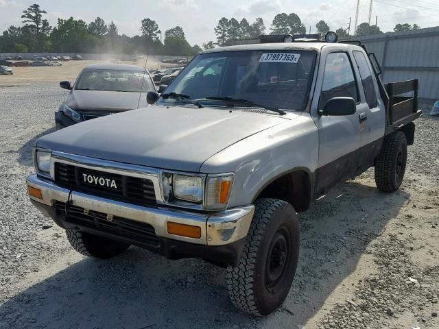 JT4RN13P4L6017361 - 1990 TOYOTA PICKUP 1/2 SILVER photo 2