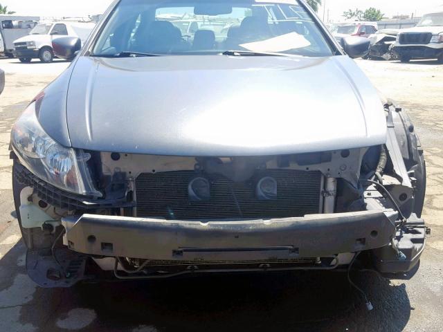 1HGCP36838A050177 - 2008 HONDA ACCORD EXL GRAY photo 9