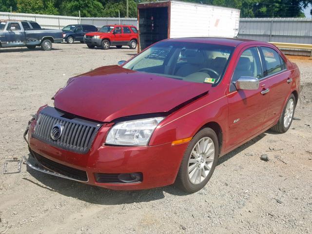 3MEHM08168R608930 - 2008 MERCURY MILAN PREM RED photo 2