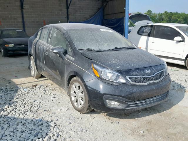 KNADN4A39D6223219 - 2013 KIA RIO EX BLACK photo 1