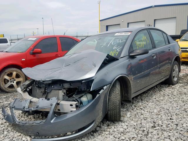 1G8AZ55F86Z168391 - 2006 SATURN ION LEVEL GRAY photo 2