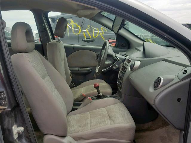 1G8AZ55F86Z168391 - 2006 SATURN ION LEVEL GRAY photo 5