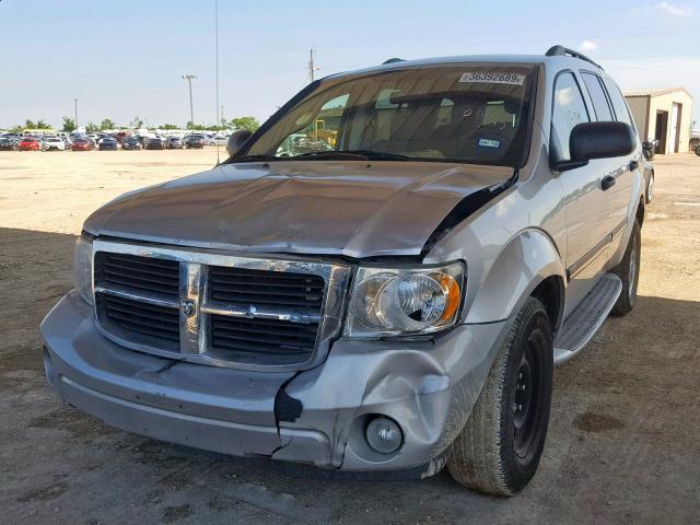 1D8HD48K67F566922 - 2007 DODGE DURANGO SL SILVER photo 2