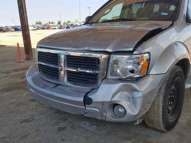 1D8HD48K67F566922 - 2007 DODGE DURANGO SL SILVER photo 9