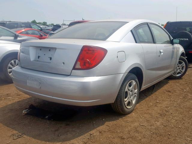 1G8AN12F24Z200645 - 2004 SATURN ION LEVEL ვერცხლისფერი ფოტო 4