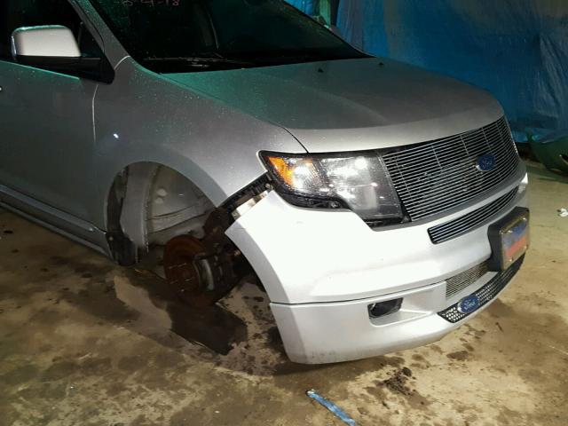 2FMDK40CX9BA90875 - 2009 FORD EDGE SPORT SILVER photo 9