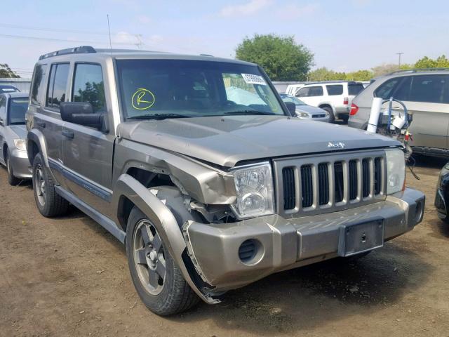 1J8HH48K56C203331 - 2006 JEEP COMMANDER GOLD photo 1