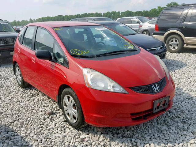 JHMGE88279S007452 - 2009 HONDA FIT RED photo 1