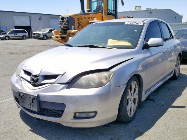 JM1BK143071701333 - 2007 MAZDA 3 HATCHBAC SILVER photo 2