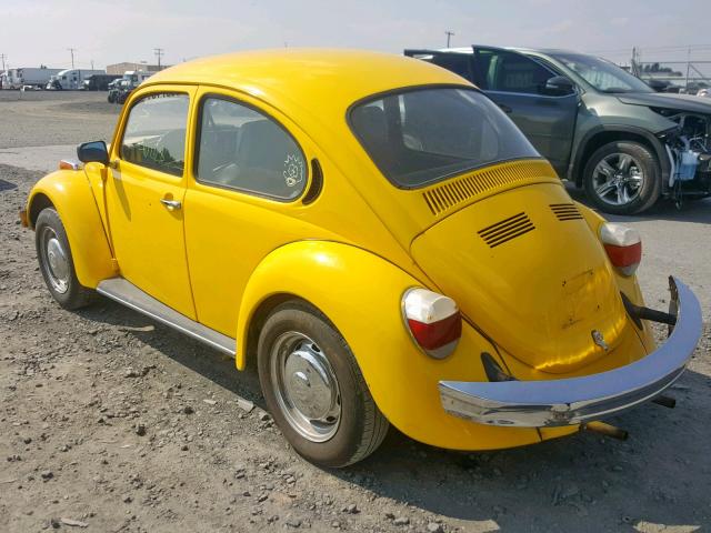 1142524176 - 1974 VOLKSWAGEN BEETLE YELLOW photo 3