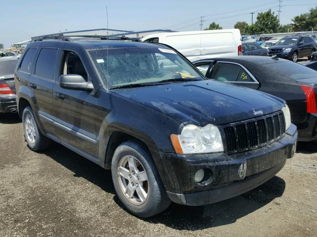 1J8HR48P47C525548 - 2007 JEEP GRAND CHER BLACK photo 1