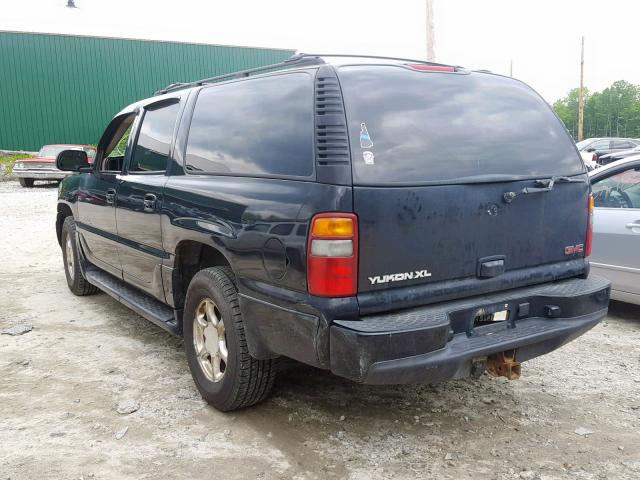 1GKFK66U73J155150 - 2003 GMC YUKON XL D BLACK photo 3