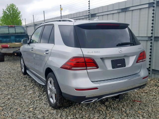 4JGDA5HB3JB111872 - 2018 MERCEDES-BENZ GLE 350 4M SILVER photo 3