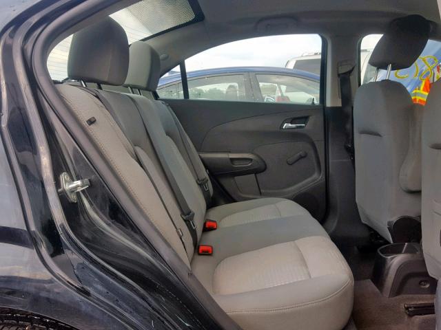 1G1JA5SH3C4154340 - 2012 CHEVROLET SONIC LS BLACK photo 6