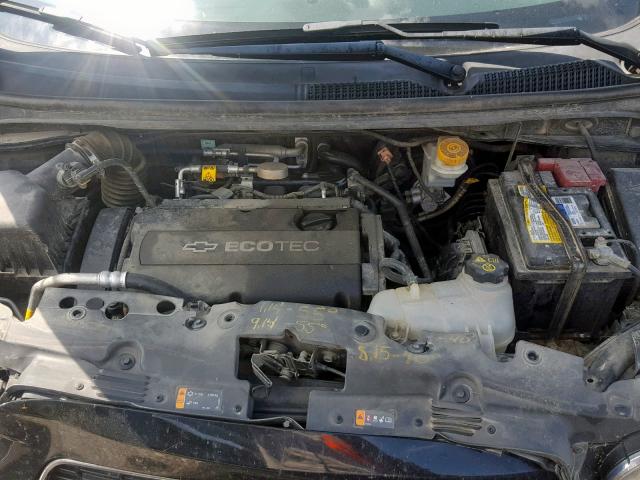 1G1JA5SH3C4154340 - 2012 CHEVROLET SONIC LS BLACK photo 7