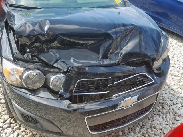 1G1JA5SH3C4154340 - 2012 CHEVROLET SONIC LS BLACK photo 9