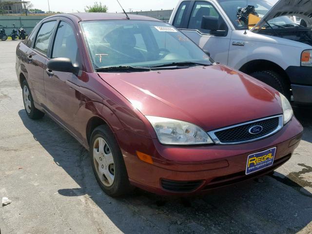 1FAFP34N77W283247 - 2007 FORD FOCUS ZX4 MAROON photo 1