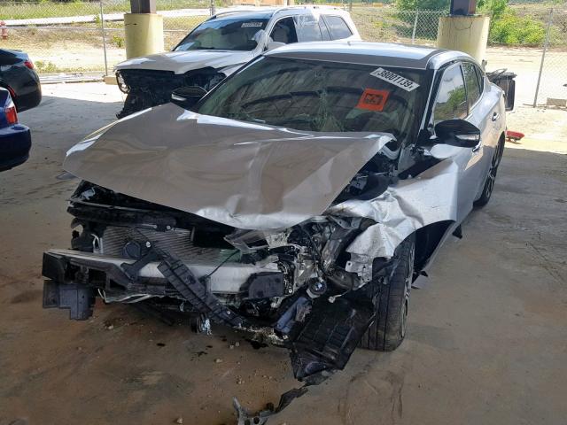 1N4AA6AP4HC409862 - 2017 NISSAN MAXIMA 3.5 SILVER photo 2