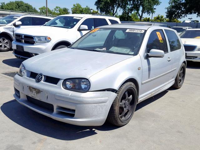 WVWDE31J1XW443387 - 1999 VOLKSWAGEN GTI VR6 SILVER photo 2