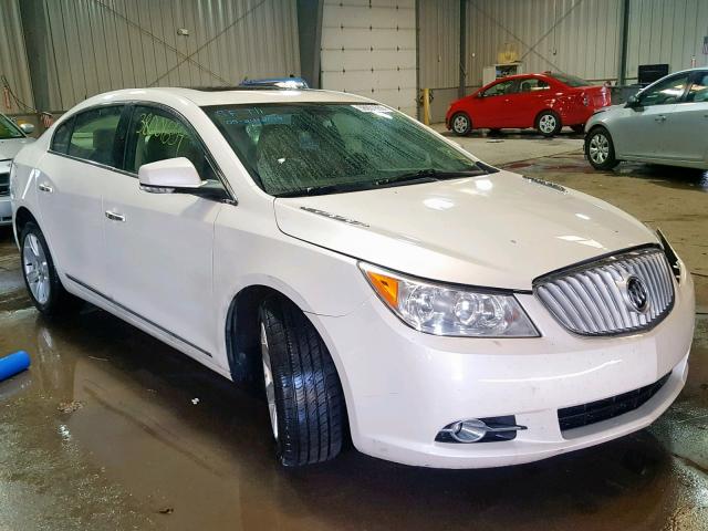 1G4GD5EG4AF142531 - 2010 BUICK LACROSSE C WHITE photo 1