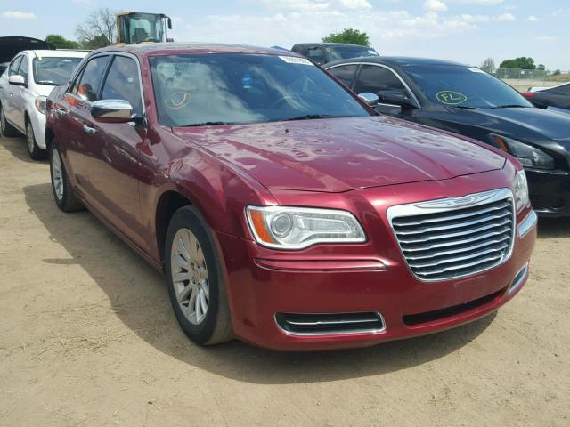 2C3CCAAGXDH732986 - 2013 CHRYSLER 300 MAROON photo 1