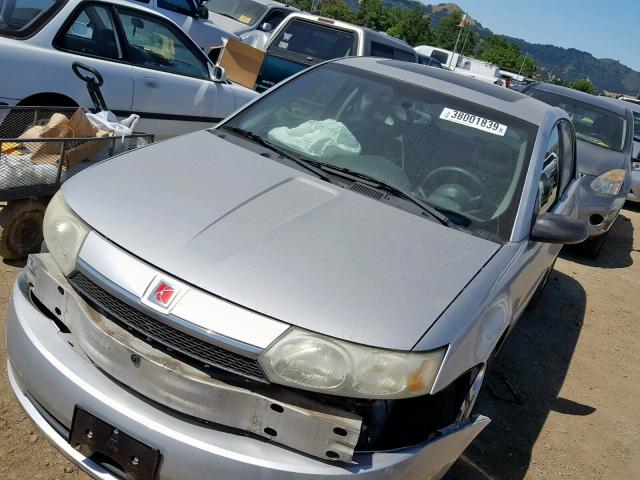 1G8AL54FX4Z179411 - 2004 SATURN ION LEVEL SILVER photo 2