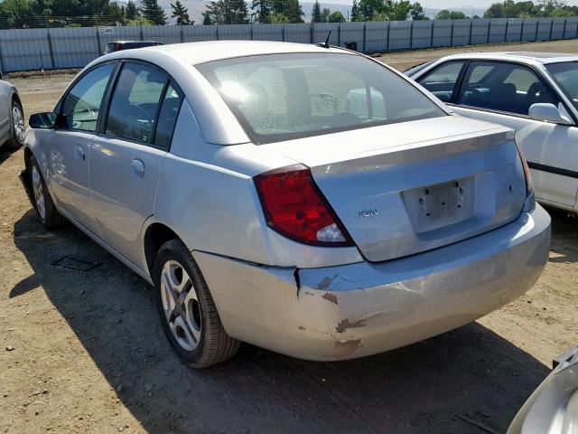 1G8AL54FX4Z179411 - 2004 SATURN ION LEVEL SILVER photo 3
