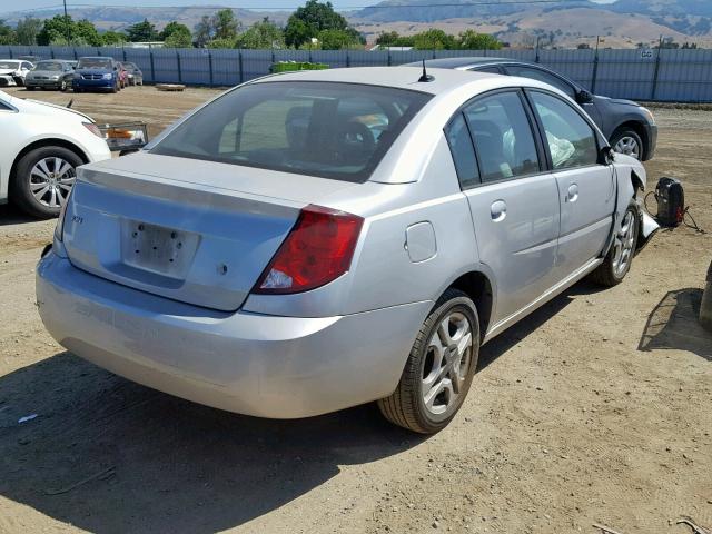 1G8AL54FX4Z179411 - 2004 SATURN ION LEVEL SILVER photo 4