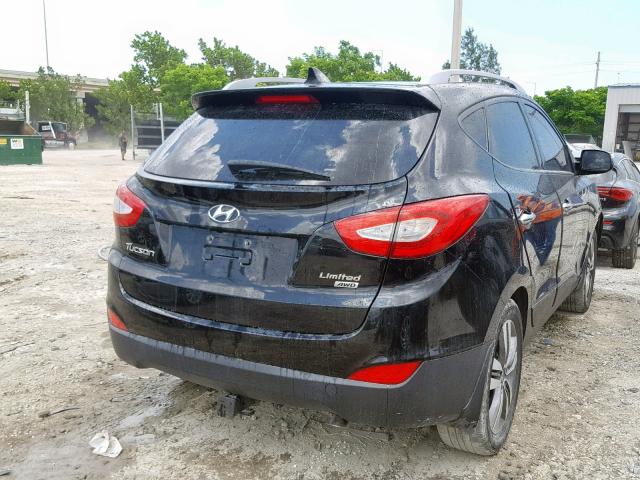 KM8JUCAG5FU064747 - 2015 HYUNDAI TUCSON LIM BLACK photo 4