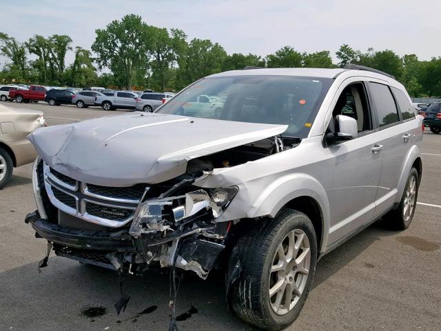 3D4PG1FG3BT540777 - 2011 DODGE JOURNEY MA SILVER photo 2