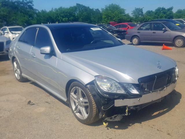 WDDHF9AB7BA405345 - 2011 MERCEDES-BENZ E 550 4MAT SILVER photo 1