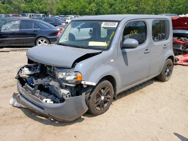 JN8AZ2KR8ET352304 - 2014 NISSAN CUBE S GRAY photo 2