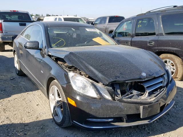 WDDKJ5KB7CF139860 - 2012 MERCEDES-BENZ E 350 BLACK photo 1