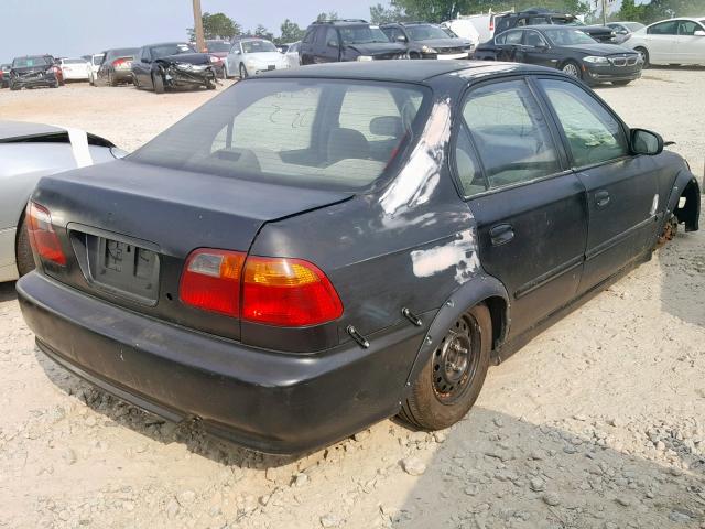 2HGEJ6612XH538938 - 1999 HONDA CIVIC BASE BLACK photo 4