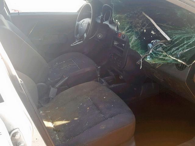 KL1TD66676B646852 - 2006 CHEVROLET AVEO BASE Ақ фото 5