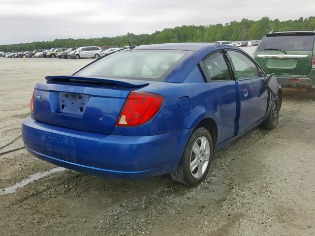 1G8AN15F06Z136586 - 2006 SATURN ION LEVEL BLUE photo 4