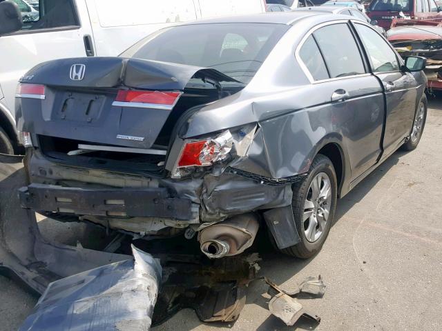 1HGCP2F65BA067241 - 2011 HONDA ACCORD SE GRAY photo 4