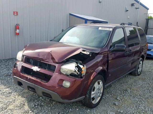 1GNDV23L36D201033 - 2006 CHEVROLET UPLANDER L 勃艮第红 照片 2