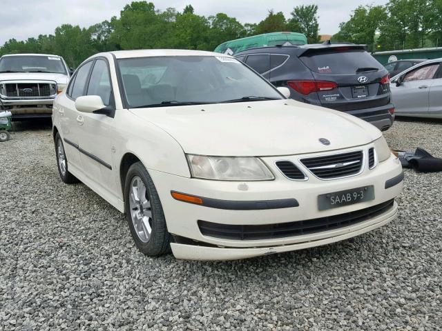 YS3FD49Y371013904 - 2007 SAAB 9-3 2.0T WHITE photo 1