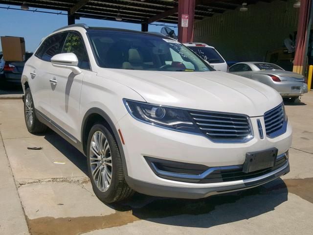 2LMTJ6LR6GBL77271 - 2016 LINCOLN MKX RESERV TEAL photo 1