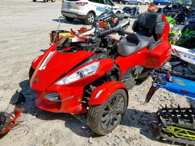 2BXNBBC12DV004473 - 2013 CAN-AM SPYDER ROA RED photo 2