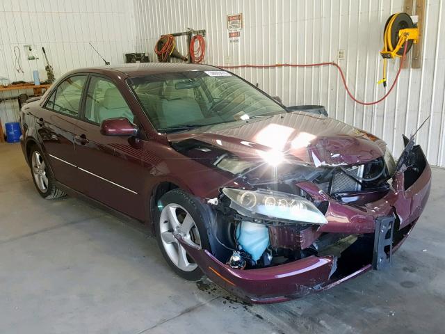 1YVHP80D475M35594 - 2007 MAZDA 6 S BURGUNDY photo 1