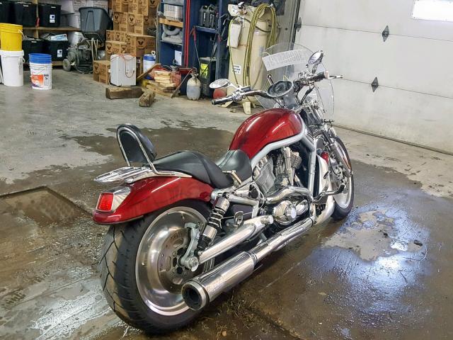 1HD1HAZ343K838443 - 2003 HARLEY-DAVIDSON VRSCA RED photo 4