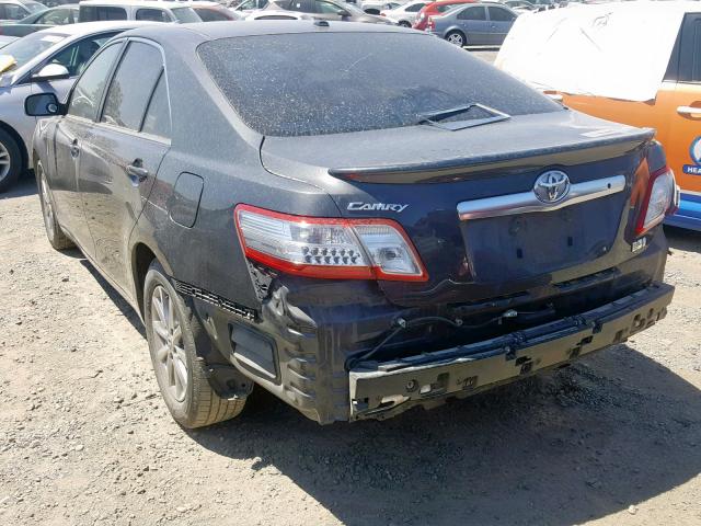 4T1BB3EK0BU136571 - 2011 TOYOTA CAMRY HYBR CHARCOAL photo 3