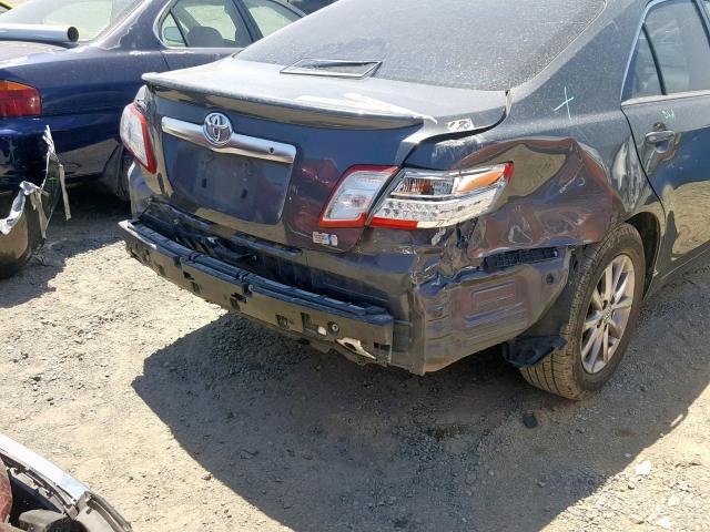 4T1BB3EK0BU136571 - 2011 TOYOTA CAMRY HYBR CHARCOAL photo 9